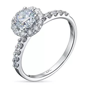 Кольцо из белого золота э0912кц06165300_white