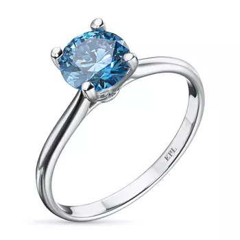 Кольцо из белого золота э0912кц06200857_blue