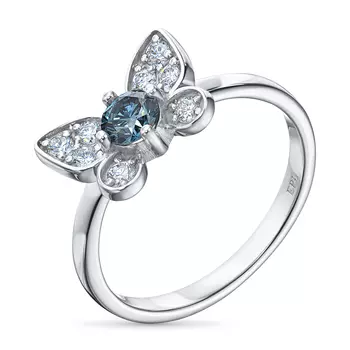 Кольцо из белого золота э0912кц06220002_blue