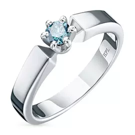 Кольцо из белого золота э0912к_0819006_blue