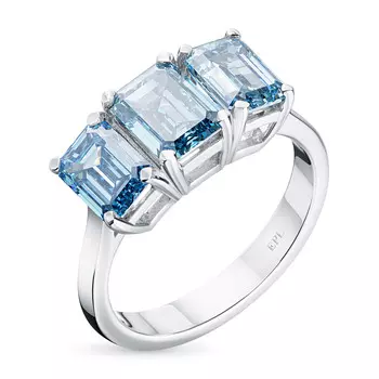Кольцо из белого золота э0912кц09211003_blue
