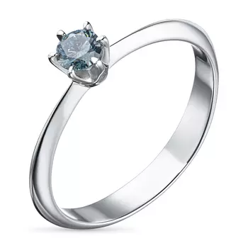 Кольцо из белого золота э0912кц10151400_blue