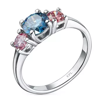 Кольцо из белого золота э0912кц10210306_blue