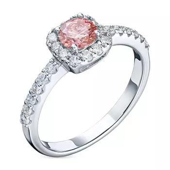 Кольцо из белого золота э0912кц11210956_pink