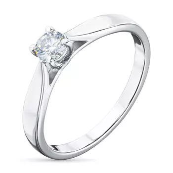 Помолвочное кольцо из белого золота э4012кц09150800_white