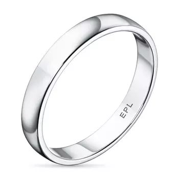 Гладкое кольцо из белого золота э4700кц06194800