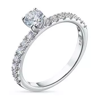 Кольцо из белого золота э4712кц01111900_white