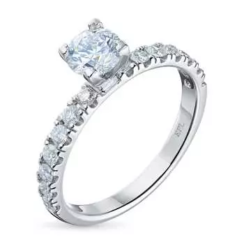 Кольцо из белого золота э4712кц01144400_white