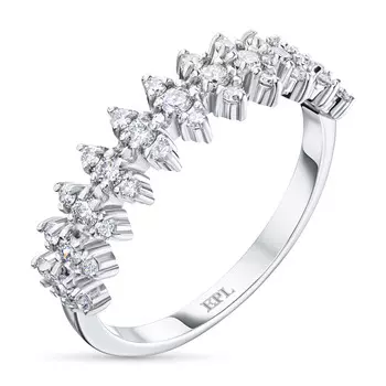 Кольцо из белого золота э4712кц03210352