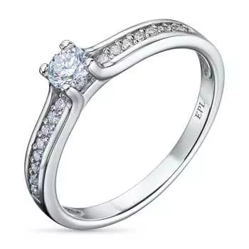 Кольцо из белого золота э4712кц04181800_white