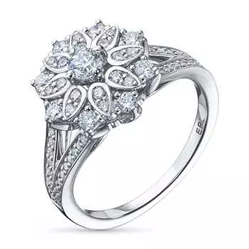 Кольцо из белого золота э4712кц04186100_white