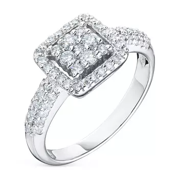 Кольцо из белого золота э4712кц04210657