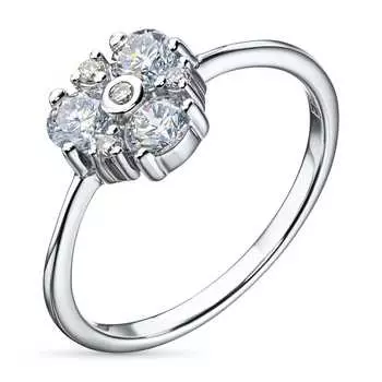 Кольцо из белого золота э4712кц04211024_white