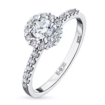 Кольцо из белого золота э4712кц06165200