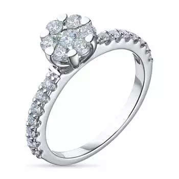 Кольцо из белого золота э4712кц06183400_white