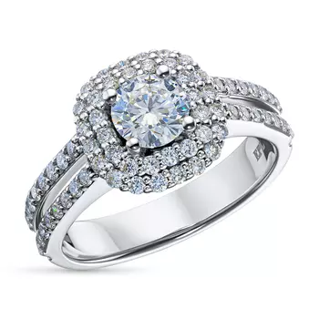 Кольцо из белого золота э4712кц07166700_white