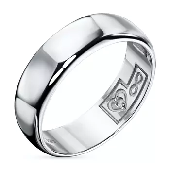 Обручальное кольцо из белого золота э4712кц07200363