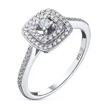 Кольцо из белого золота э4712кц07210131