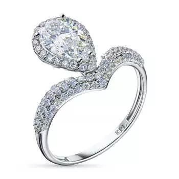 Кольцо из белого золота э4712кц08231101_white