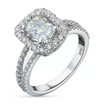 Кольцо из белого золота э4712кц08231104_white