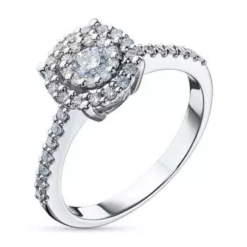 Кольцо из белого золота э4712кц09163800_white