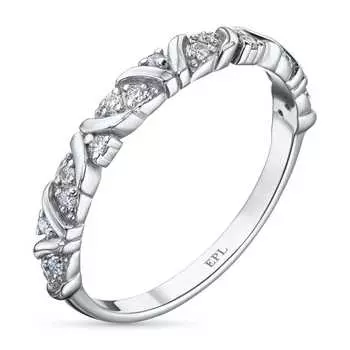 Кольцо из белого золота э4712кц09210607