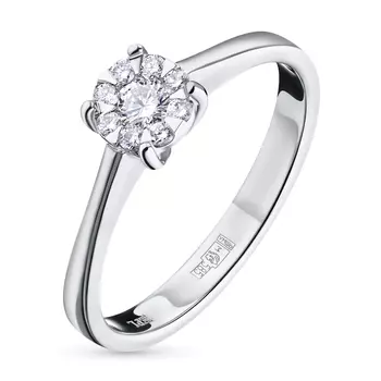 Кольцо из белого золота э4712кц10153800