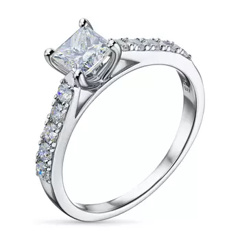 Кольцо из белого золота э4712кц11231259_white