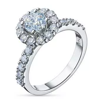 Кольцо из белого золота э4712кц11231266_white