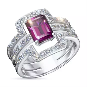 Кольцо из белого золота э4785кц04250358_white