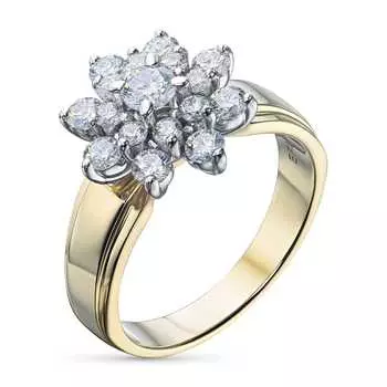 Кольцо из белого золота э4812кц09160400_white