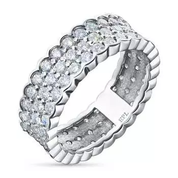 Кольцо из белого золота с бриллиантами э0901кц02200908