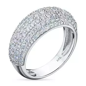 Кольцо из белого золота с бриллиантами э4001кц04200747