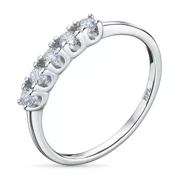 Кольцо из белого золота с бриллиантами э0901кц02210103