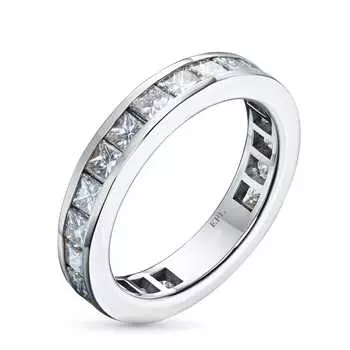 Кольцо из белого золота с бриллиантами э0901кц12210606