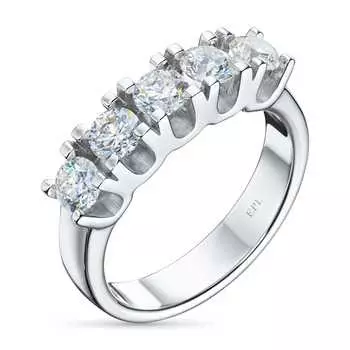 Кольцо из белого золота с бриллиантами э0901кц06220619