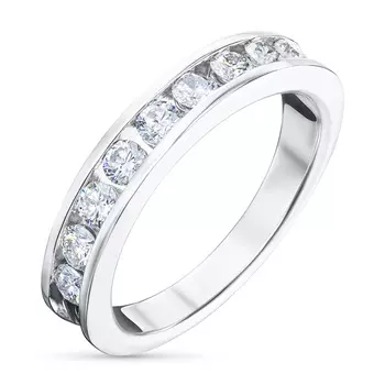 Кольцо из белого золота с бриллиантами э0901кц02210920