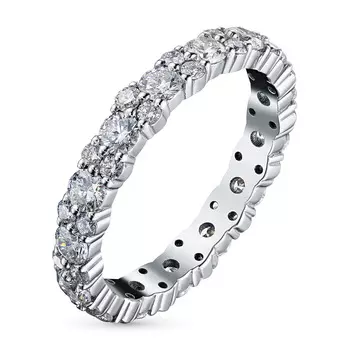 Кольцо из белого золота с бриллиантами э0901кц08161800