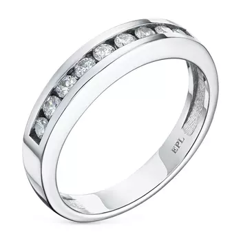 Кольцо из белого золота с бриллиантами э0901кц04220555