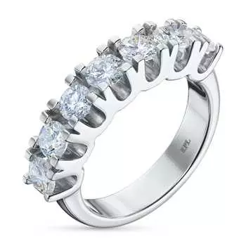 Кольцо из белого золота с бриллиантами э0901кц01210605