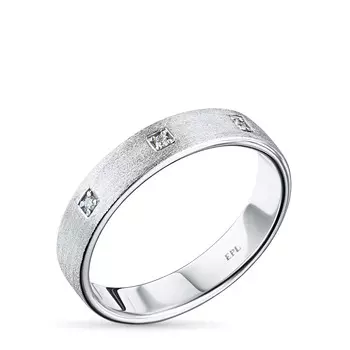 Кольцо из белого золота с бриллиантами э1401кц05210555