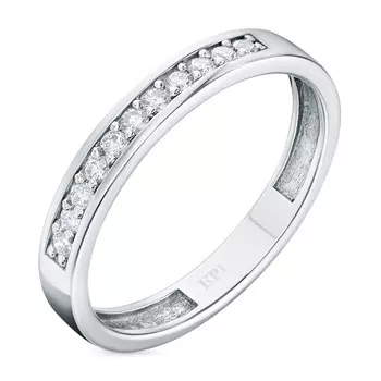 Кольцо из белого золота с бриллиантами э4001кц07200354