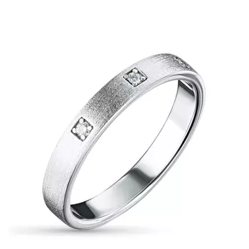 Кольцо из белого золота с бриллиантами э1401кц05210554