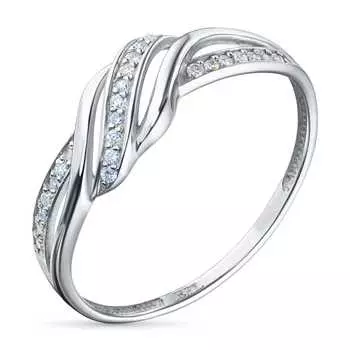 Кольцо из белого золота с бриллиантами э4001кц02220108