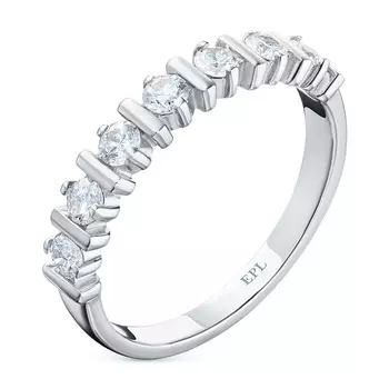 Кольцо из белого золота с бриллиантами э4701кц07210304