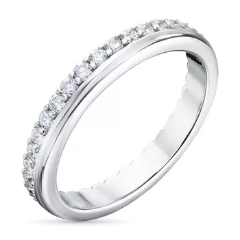 Кольцо из белого золота с бриллиантами э4701кц08210703