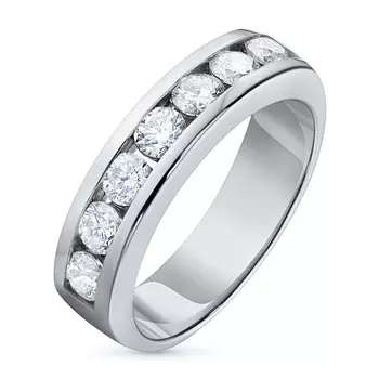 Кольцо из белого золота с бриллиантами э4701кц07153400