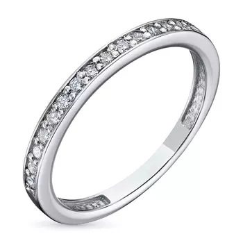 Кольцо из белого золота с бриллиантами э4701кц04167100