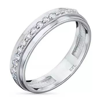 Кольцо из белого золота с бриллиантами э0901кц07210125