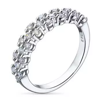 Кольцо из белого золота с бриллиантами э4701кц08160900